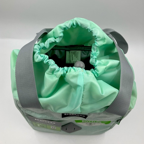 Igloo Heritage Repreve Drawstring 8qt Portable Cooler - Mint - Picture 3 of 6